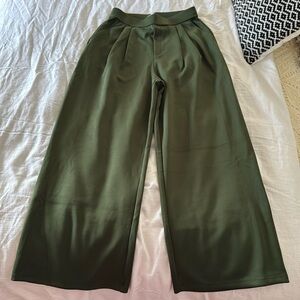 HALARA green stretchy work trousers (NEVER WORN)